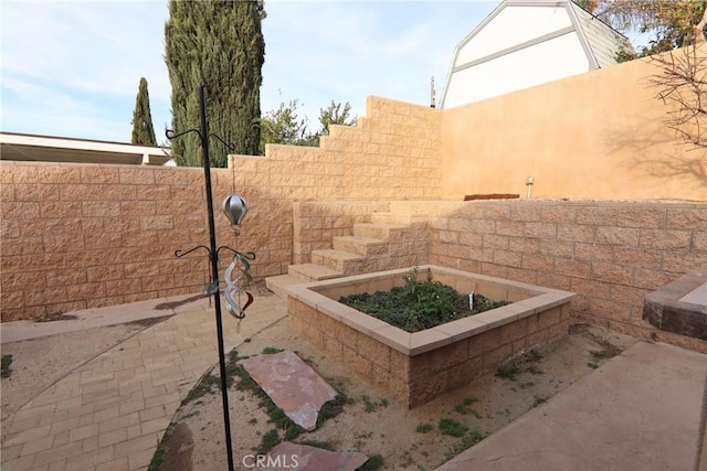 view of patio / terrace featuring a fenced backyard