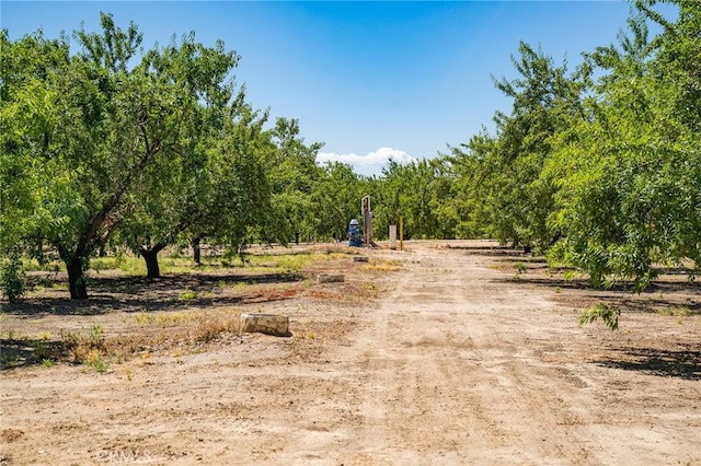 exterior space with a rural view