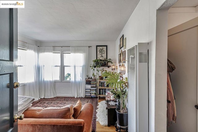 interior space featuring hardwood / wood-style flooring