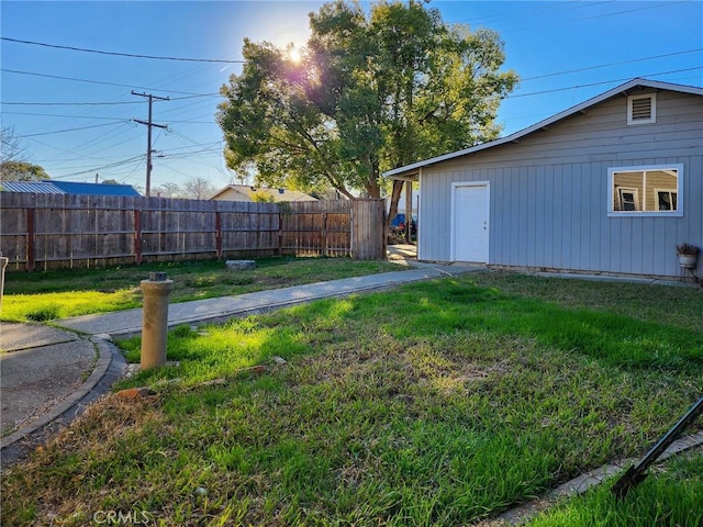 view of yard