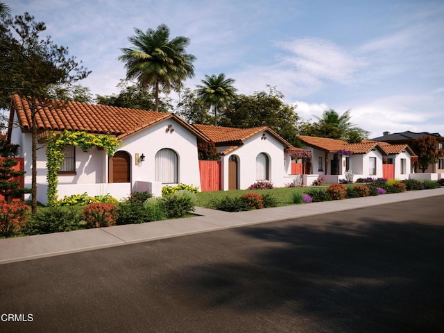 view of mediterranean / spanish-style home