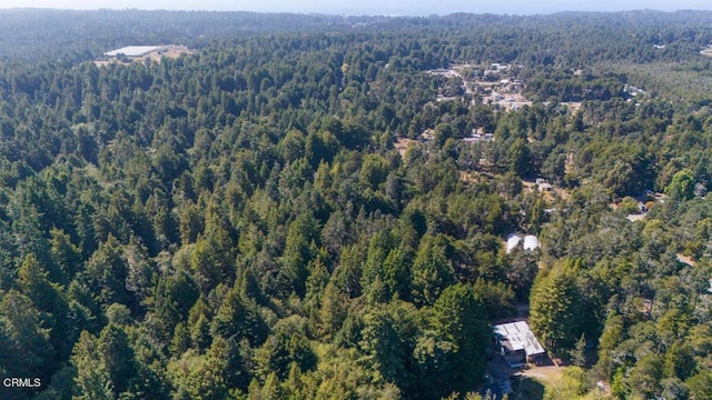 aerial view with a view of trees