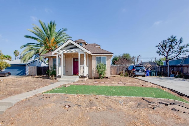 view of bungalow-style house