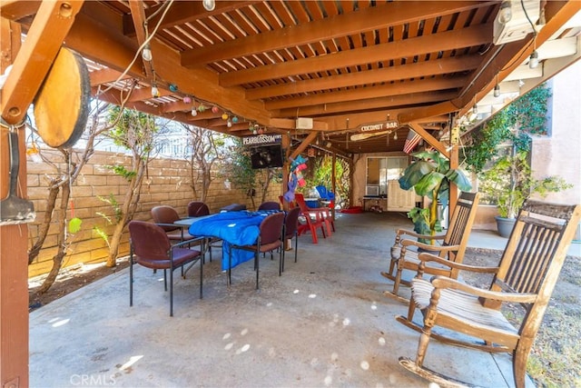 view of patio / terrace with cooling unit