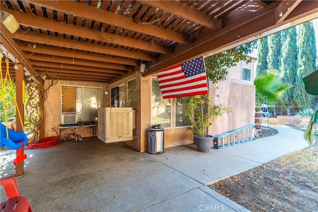 view of patio / terrace with cooling unit