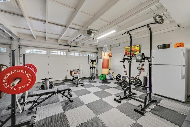 view of workout room