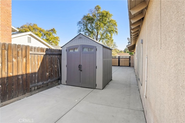 view of outbuilding