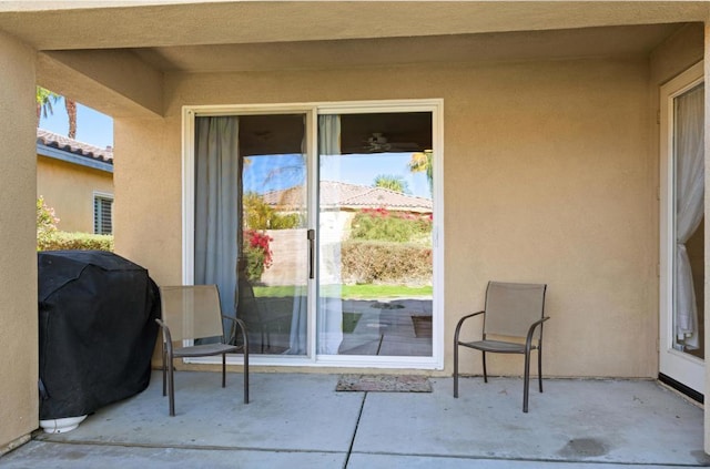 view of patio / terrace featuring area for grilling