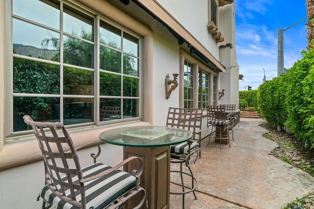 view of patio