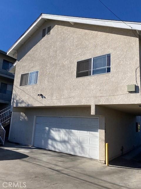 view of home's exterior featuring a garage