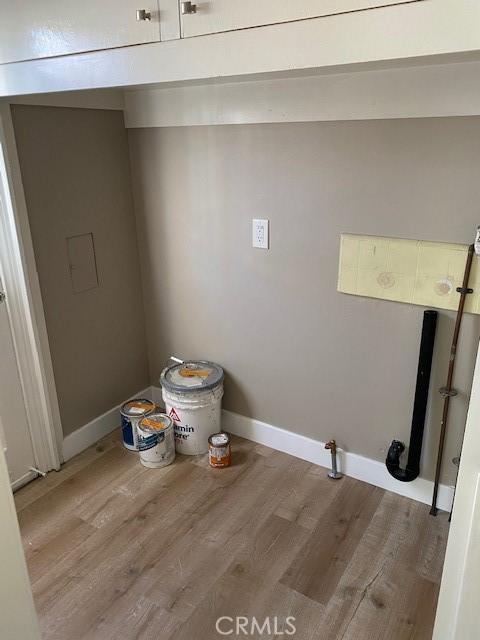 washroom featuring light hardwood / wood-style flooring