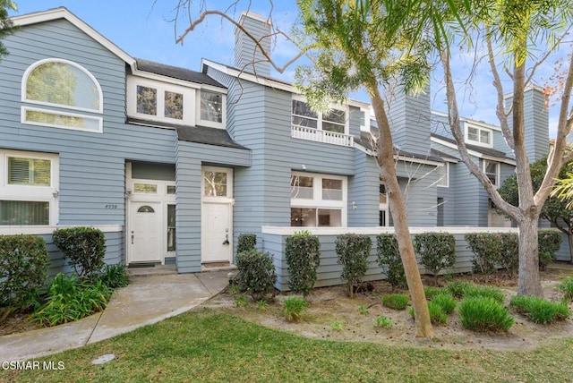 view of townhome / multi-family property