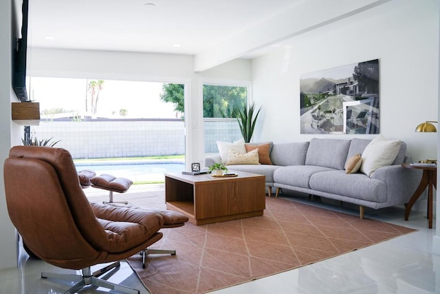 view of living room