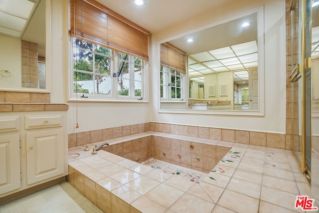 bathroom featuring tile patterned flooring