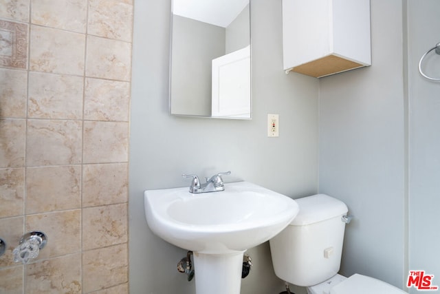 bathroom with toilet