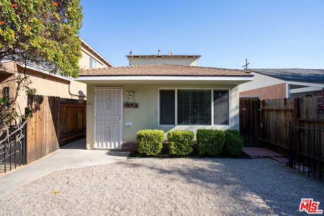 view of bungalow