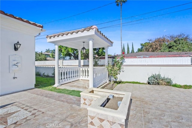 view of patio