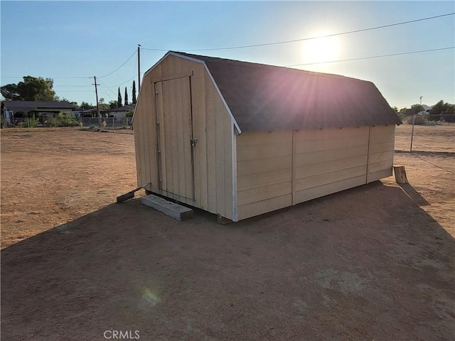 view of outbuilding