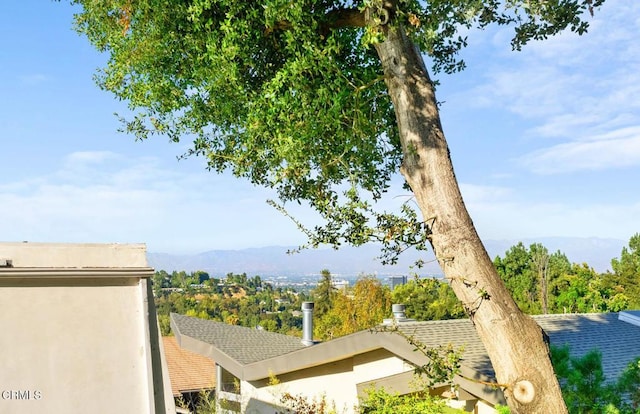 property view of water with a mountain view