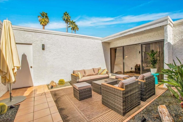 view of patio / terrace featuring outdoor lounge area