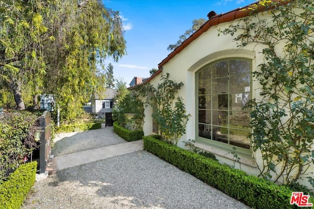 view of home's exterior with a patio