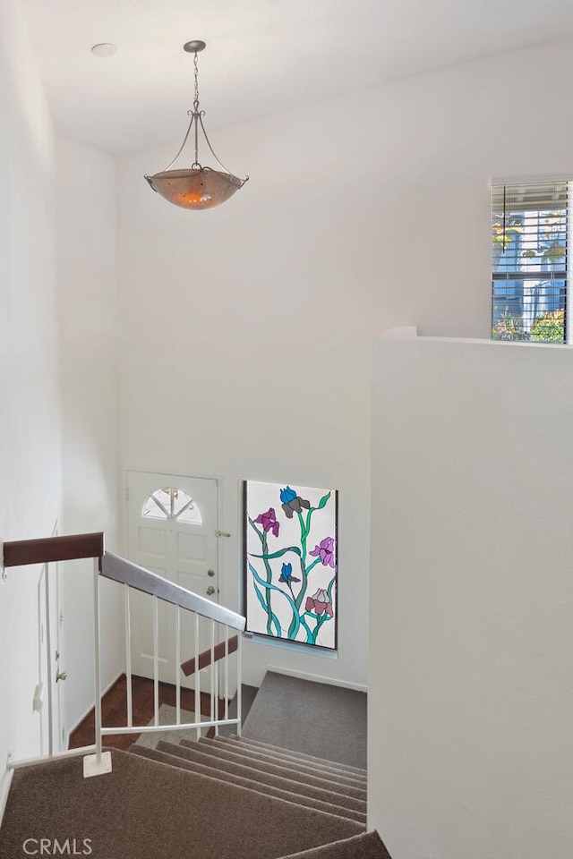 29121 Thousand Oaks Blvd Unit C, Agoura Hills, CA 91301 - staircase featuring carpet floors