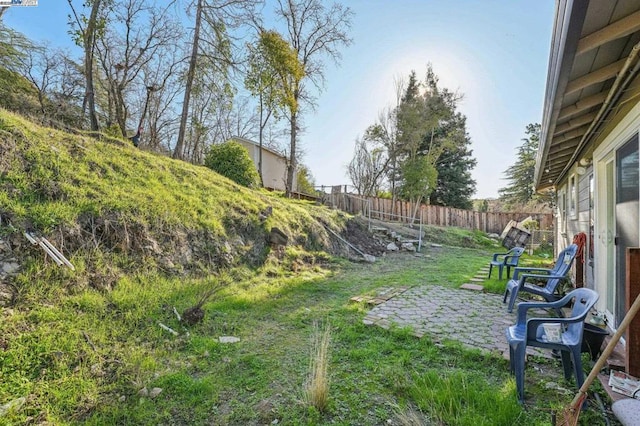 view of yard featuring a patio