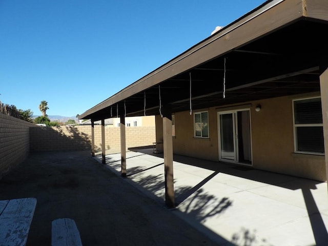 view of patio