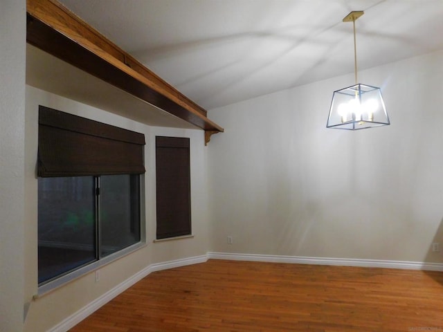 interior space featuring hardwood / wood-style flooring