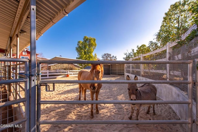 view of stable