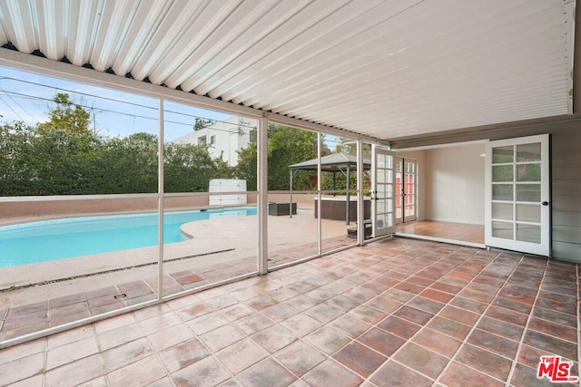 view of pool with an outdoor hangout area and a patio area