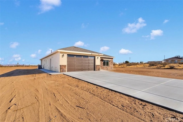 ranch-style house with a garage