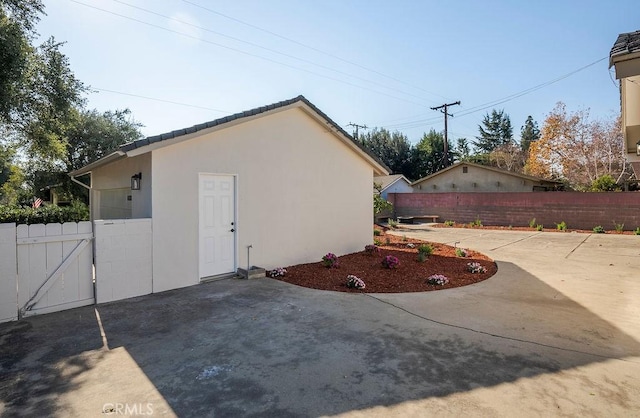 exterior space featuring a patio area