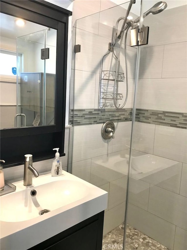 1729 Craigton Ave, Hacienda Heights, CA 91745 - bathroom featuring vanity and a shower stall