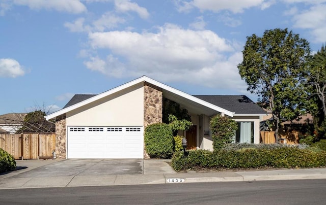 ranch-style house with a garage