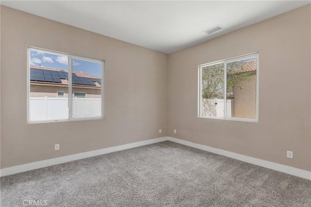 12573 Cabazon Ct, Apple Valley, CA 92308 - carpeted empty room featuring baseboards and visible vents