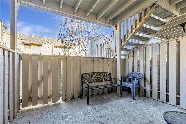 view of patio