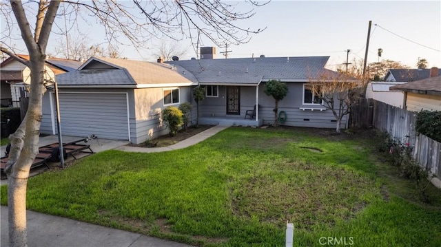 back of house with a yard