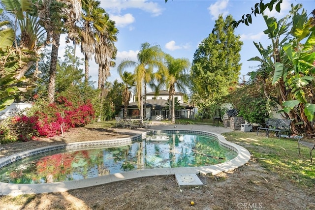 pool featuring a patio