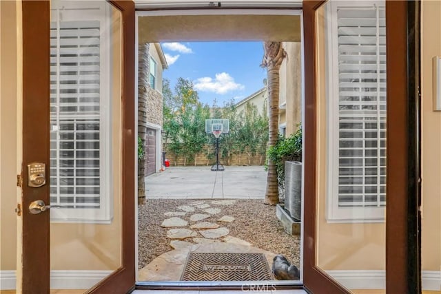 view of doorway