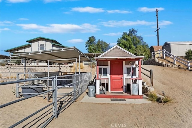 view of outbuilding