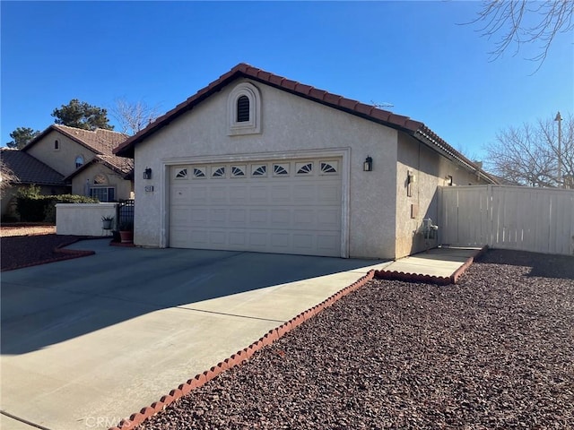 view of side of property