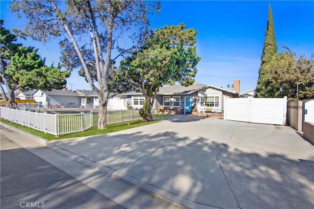 view of ranch-style home