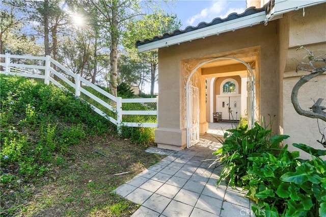 view of entrance to property