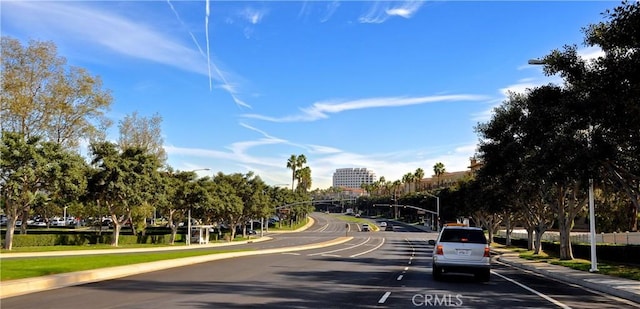 view of road