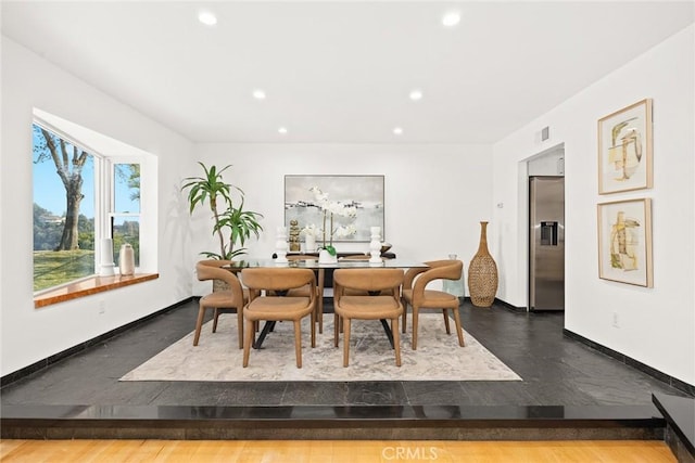 view of dining room