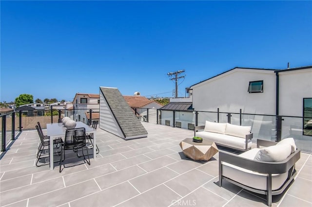 view of patio / terrace with outdoor lounge area