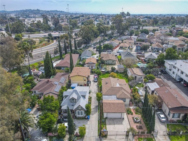 birds eye view of property featuring a residential view