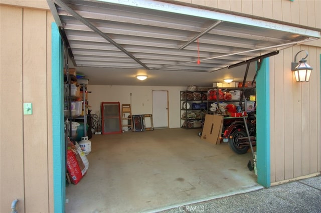 36555 Mudge Ranch Rd, Coarsegold, CA 93614 - garage featuring wooden walls