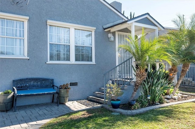 exterior space with a patio